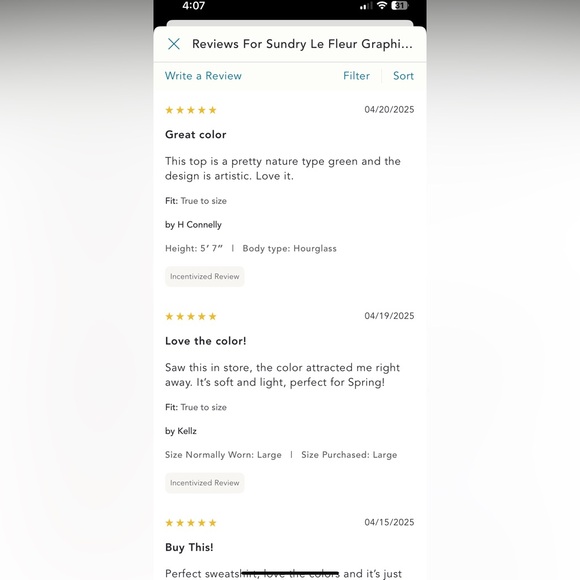 Anthropologie Sundry NWT XL super soft Le Fleur top-rated anthro sweatshirt - Picture 12 of 15